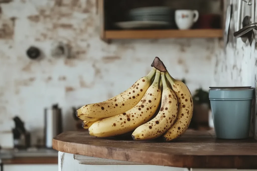 Overripe bananas ideal for baking banana bread