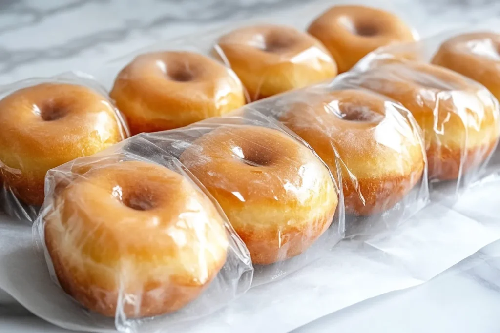 Ingredients for baking sugar free donuts on kitchen counter