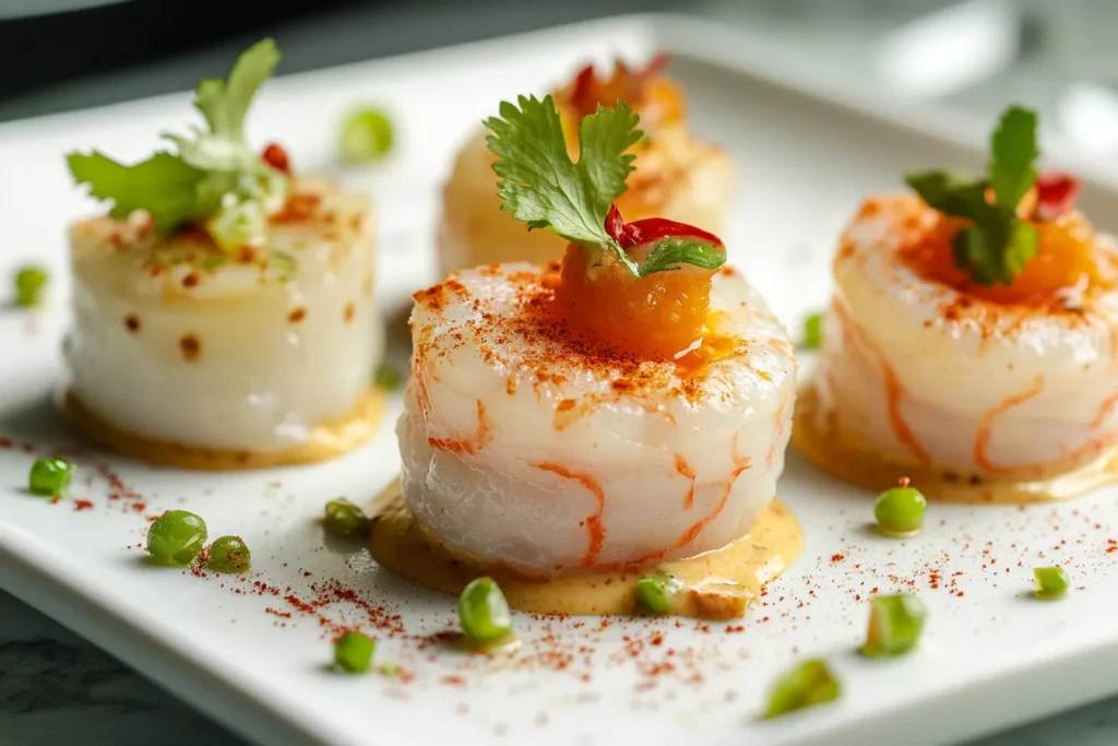 Grilled pineapple with 3 flavor variations: chili-lime, coconut, and rum glaze