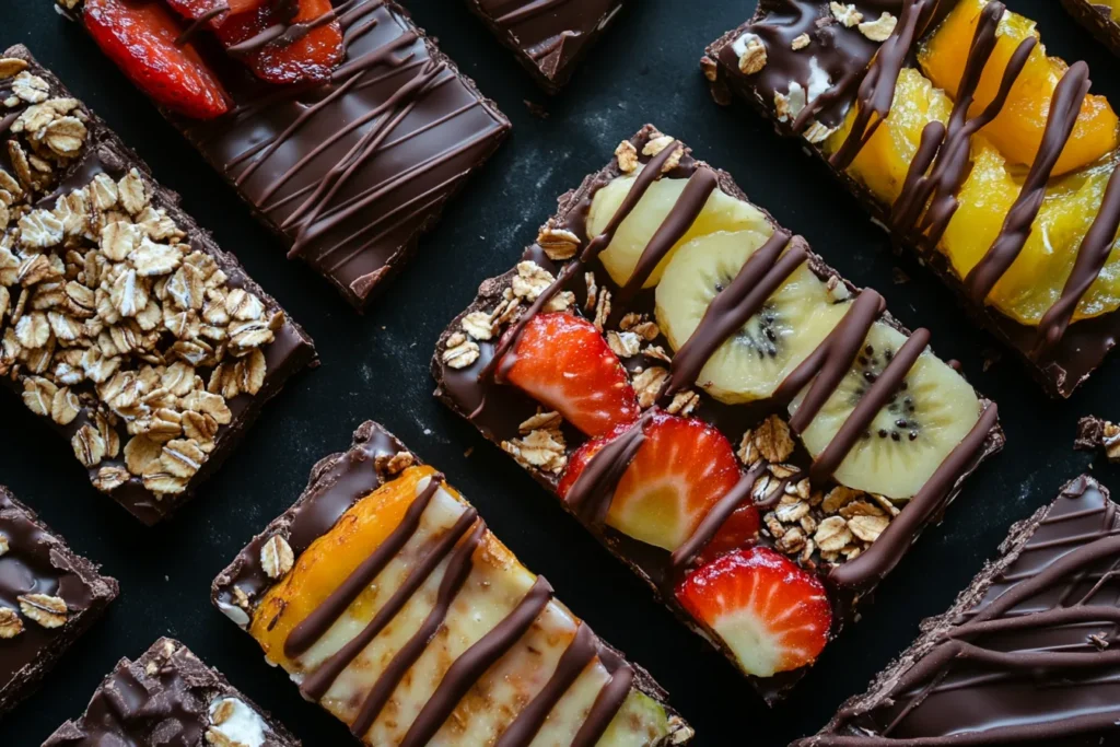 Greek yogurt bark variations with unique flavors and textures